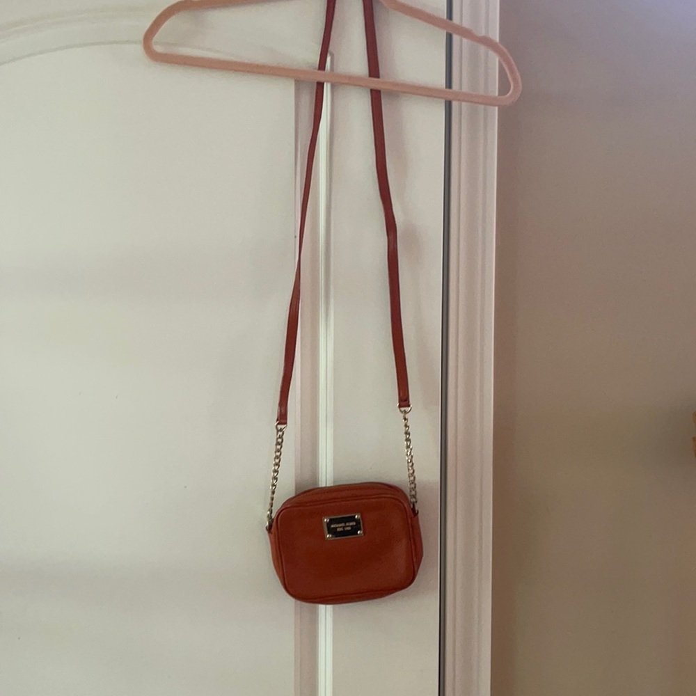 Michael Kors Orange Crossbody Purse